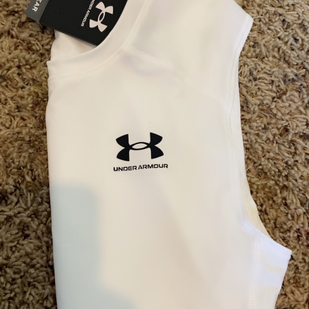 Under Armour White HeatGear Tank